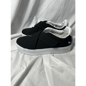 Goats The 728W‎ Women’s Sneakers Black Size 7.5 Criss Cross Velcro Straps